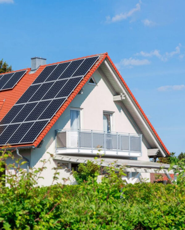 einfamilienhaus mit solardach